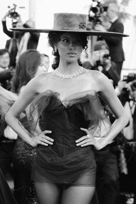 76e Festival International du Film de Cannes. MontÃ e des marches du film Club Zero . 76th International Cannes Film festival. Red crapet of Club Zero movie. 292407 2023-05-22 Cannes France Bruna, Cindy  Copyright: xTerencexBaelenx STAR_292407_024