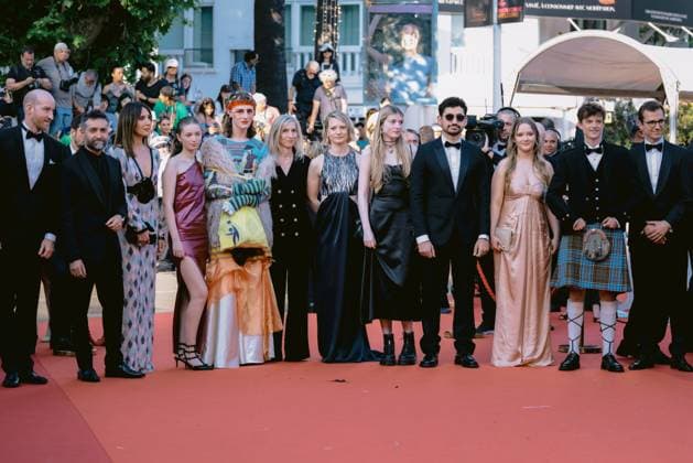 76e Festival International du Film de Cannes. MontÃ e des marches du film Club Zero . 76th International Cannes Film festival. Red crapet of Club Zero movie. 292407 2023-05-22 Cannes France Hausner, Jessica  Copyright: xTerencexBaelenx STAR_292407_036