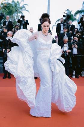 76e Festival International du Film de Cannes. MontÃ e des marches du film Club Zero . 76th International Cannes Film festival. Red crapet of Club Zero movie. 292407 2023-05-22 Cannes France Rocha, Coco  Copyright: xTerencexBaelenx STAR_292407_063