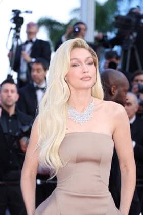 May 22, 2023, CANNES, FRANCE: Gigi Hadid attends the Firebrand (Le Jeu De La Reine) red carpet during the 76th annual Cannes film festival at Palais des Festivals on May 21, 2023 in Cannes, France.. imageSPACE CANNES FRANCE - ZUMALe J 20230522_zea_s181_086 Copyright: xDGPx