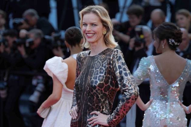 Eva Herzigova CELEBRITES : 76 eme festival de Cannes - Red Carpet du film Â« Club Zero Â» - Cannes - 22 05 2023 NorbertScanella Panoramic 
