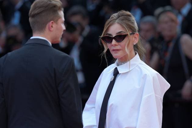 Clotilde Courau CELEBRITES : 76 eme festival de Cannes - Red Carpet du film Â« Club Zero Â» - Cannes - 22 05 2023 NorbertScanella Panoramic 