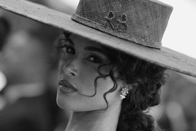 Cindy Bruna CELEBRITES : 76 eme festival de Cannes - Red Carpet du film Â« Club Zero Â» - Cannes - 22 05 2023 NorbertScanella Panoramic 