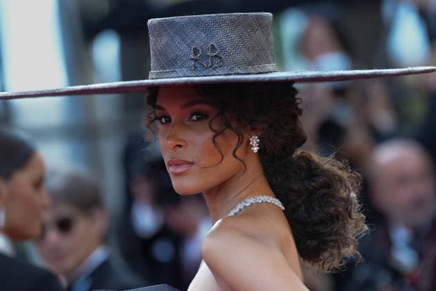 Cindy Bruna CELEBRITES : 76 eme festival de Cannes - Red Carpet du film Â« Club Zero Â» - Cannes - 22 05 2023 NorbertScanella Panoramic 