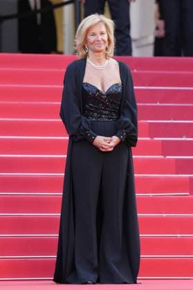 Iris Knobloch CELEBRITES : 76 eme festival de Cannes - Red Carpet du film Â« Club Zero Â» - Cannes - 22 05 2023 NorbertScanella Panoramic 