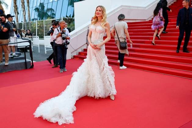 May 22, 2023: Wilma Elles attends the Kuolleet Lehdet (Fallen Leaves) premiere during the 76th Cannes Film Festival at Palais des Festivals in Cannes, France, on 22 May 2023. Photo: - ZUMAm179 20230522_zep_m179_050 Copyright: xAlecxMichaelx