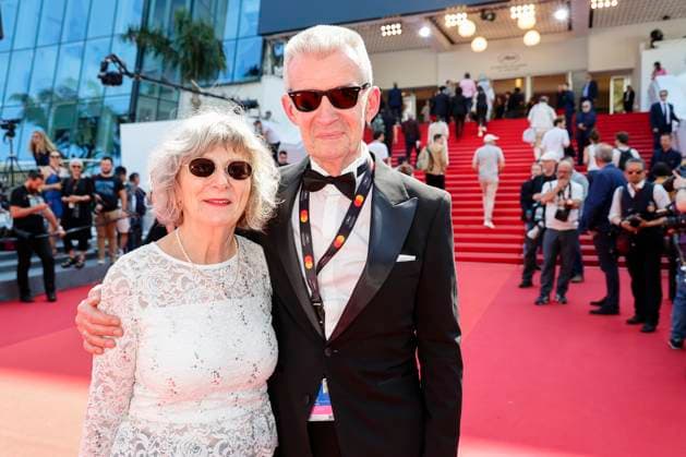 May 22, 2023: Wolfgang Werner and Christiane Leithardt attend the Kuolleet Lehdet (Fallen Leaves) premiere during the 76th Cannes Film Festival at Palais des Festivals in Cannes, France, on 22 May 2023. Photo: - ZUMAm179 20230522_zep_m179_052 Copyright: xAlecxMichaelx