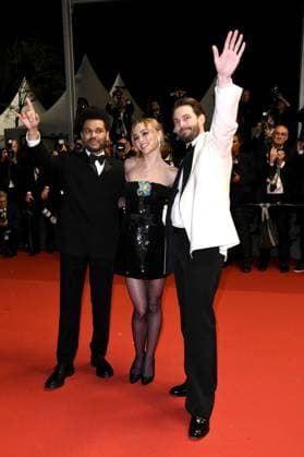 76th Cannes Film Festival 2023, Red Carpet Film The Idol . Pictured: The Weeknd, Sam Levinson, Lily-Rose Depp,  Copyright: xSimonexComix xipa-agency.netx xPoolxPhotoxEventsx01x IPA_IPA38139855