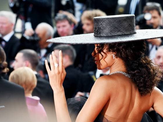 76th Cannes Film Festival 2023, evening 7 - Red Carpet film Club Zero . In the photo Cindy Bruna  Copyright: xManuelexMangiarottix xipa-agencyx xPoolxPhotoxEventsx01x IPA_IPA38139893
