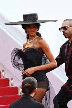 76th Cannes Film Festival 2023, evening 7 - Red Carpet film Club Zero . In the photo Cindy Bruna  Copyright: xManuelexMangiarottix xipa-agencyx xPoolxPhotoxEventsx01x IPA_IPA38139916