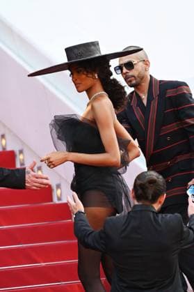 76th Cannes Film Festival 2023, evening 7 - Red Carpet film Club Zero . In the photo Cindy Bruna  Copyright: xManuelexMangiarottix xipa-agencyx xPoolxPhotoxEventsx01x IPA_IPA38139918