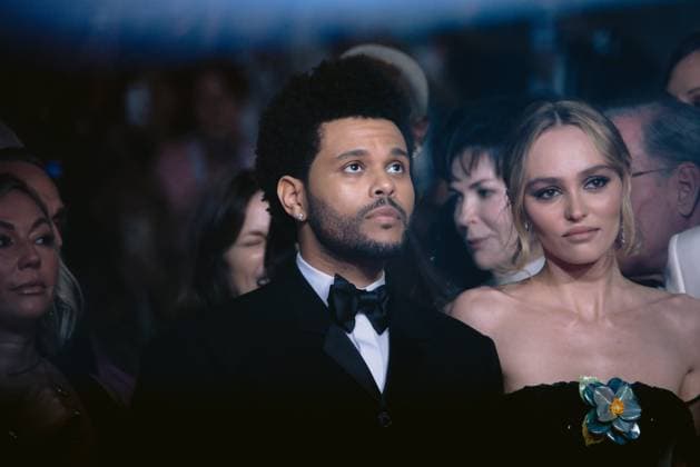 76eme Festival International du Film de Cannes. Montee des marches de The Idol. 76th International Cannes Film Festival. red Carpet of The Idol. 292423 2023-05-22 Alpes-Maritimes Cannes France Tesfaye, Abel ( The Weeknd ); Depp-Paradis, Lily Rose  Copyright: xTerencexBaelenx STAR_292423_007