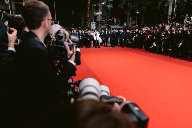 76eme Festival International du Film de Cannes. Montee des marches de The Idol. 76th International Cannes Film Festival. red Carpet of The Idol. 292423 2023-05-22 Alpes-Maritimes Cannes France Tesfaye, Abel ( The Weeknd ); Depp-Paradis, Lily Rose; Levinson, Sam  Copyright: xTerencexBaelenx STAR_292423_022