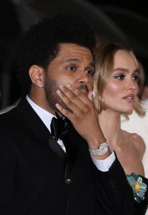May 22, 2023, CANNES, FRANCE: Abel The Weeknd Tesfaye and Lily Rose Depp attends the The Idol red carpet during the 76th annual Cannes film festival at Palais des Festivals on May 22, 2023 in Cannes, France. CANNES FRANCE - ZUMAs181 20230522_zea_s181_104 Copyright: xDGPx