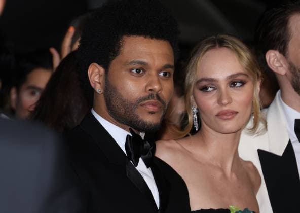 May 22, 2023, CANNES, FRANCE: Abel The Weeknd Tesfaye and Lily Rose Depp attends the The Idol red carpet during the 76th annual Cannes film festival at Palais des Festivals on May 22, 2023 in Cannes, France. CANNES FRANCE - ZUMAs181 20230522_zea_s181_106 Copyright: xDGPx
