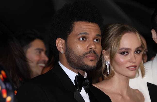 May 22, 2023, CANNES, FRANCE: Abel The Weeknd Tesfaye and Lily Rose Depp attends the The Idol red carpet during the 76th annual Cannes film festival at Palais des Festivals on May 22, 2023 in Cannes, France. CANNES FRANCE - ZUMAs181 20230522_zea_s181_109 Copyright: xDGPx