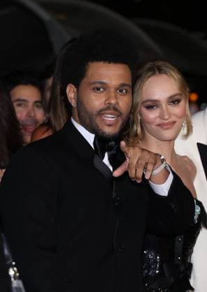 May 22, 2023, CANNES, FRANCE: Abel The Weeknd Tesfaye and Lily Rose Depp attends the The Idol red carpet during the 76th annual Cannes film festival at Palais des Festivals on May 22, 2023 in Cannes, France. CANNES FRANCE - ZUMAs181 20230522_zea_s181_111 Copyright: xDGPx