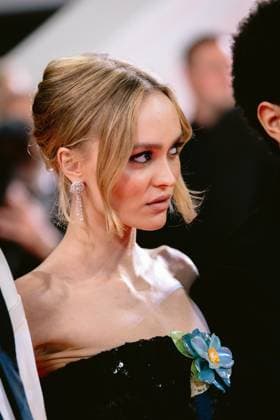 76eme Festival International du Film de Cannes. Montee des marches de The Idol. 76th International Cannes Film Festival. red Carpet of The Idol. 292423 2023-05-22 Alpes-Maritimes Cannes France Depp-Paradis, Lily Rose  Copyright: xTerencexBaelenx STAR_292423_045