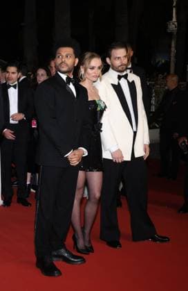 May 22, 2023, CANNES, FRANCE: Abel The Weeknd Tesfaye and Lily Rose Depp attend the The Idol red carpet during the 76th annual Cannes film festival at Palais des Festivals on May 22, 2023 in Cannes, France. CANNES FRANCE - ZUMAs181 20230522_zea_s181_125 Copyright: xDGPx