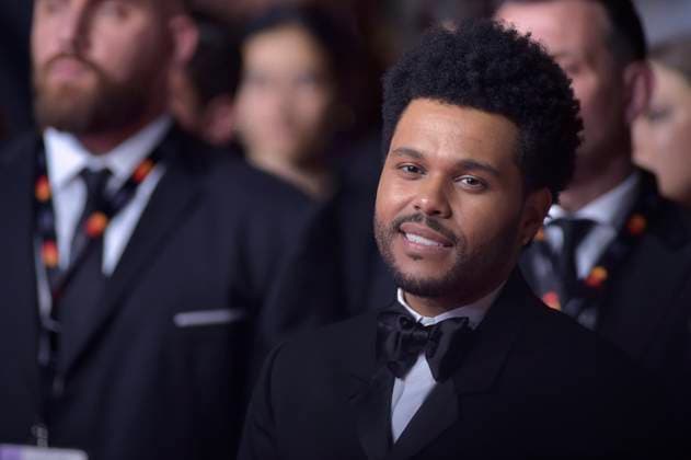 The Weeknd Tesfaye arrives at the The Idol red carpet during the 76th annual Cannes film festival at Palais des Festivals on May 22, 2023 in Cannes, France.  CAP20230522803 RoccoxSpaziani