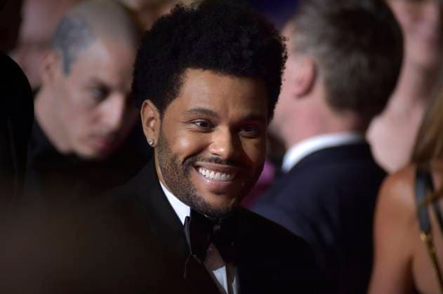 The Weeknd Tesfaye arrives at the The Idol red carpet during the 76th annual Cannes film festival at Palais des Festivals on May 22, 2023 in Cannes, France.  CAP20230522805 RoccoxSpaziani