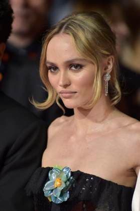Lily-Rose Depp arrives at the The Idol red carpet during the 76th annual Cannes film festival at Palais des Festivals on May 22, 2023 in Cannes, France.  CAP20230522811 RoccoxSpaziani