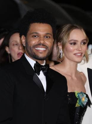 May 22, 2023, CANNES, FRANCE: Abel The Weeknd Tesfaye and Lily Rose Depp attends the The Idol red carpet during the 76th annual Cannes film festival at Palais des Festivals on May 22, 2023 in Cannes, France. CANNES FRANCE - ZUMAs181 20230522_zea_s181_113 Copyright: xDGPx