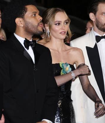 May 22, 2023, CANNES, FRANCE: Abel The Weeknd Tesfaye and Lily Rose Depp attend the The Idol red carpet during the 76th annual Cannes film festival at Palais des Festivals on May 22, 2023 in Cannes, France. CANNES FRANCE - ZUMAs181 20230522_zea_s181_120 Copyright: xDGPx