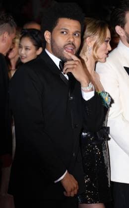 May 22, 2023, CANNES, FRANCE: Abel The Weeknd Tesfaye and Lily Rose Depp attend the The Idol red carpet during the 76th annual Cannes film festival at Palais des Festivals on May 22, 2023 in Cannes, France. CANNES FRANCE - ZUMAs181 20230522_zea_s181_132 Copyright: xDGPx
