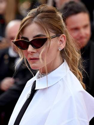 76th Cannes Film Festival 2023, evening 7 - Red Carpet film Club Zero. In the photo: Clotilde Courau  Copyright: xSimonexComix xipa-agency.netx xPoolxPhotoxEventsx01x IPA_IPA38139636