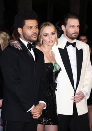 May 22, 2023, CANNES, FRANCE: Abel The Weeknd Tesfaye, Lily Rose Depp and Sam Levison attend the The Idol red carpet during the 76th annual Cannes film festival at Palais des Festivals on May 22, 2023 in Cannes, France. CANNES FRANCE - ZUMAs181 20230522_zea_s181_137 Copyright: xDGPx