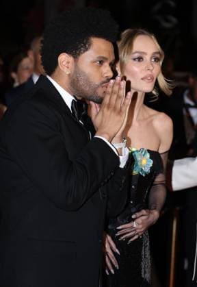 May 22, 2023, CANNES, FRANCE: Abel The Weeknd Tesfaye and Lily Rose Depp attends the The Idol red carpet during the 76th annual Cannes film festival at Palais des Festivals on May 22, 2023 in Cannes, France. CANNES FRANCE - ZUMAs181 20230522_zea_s181_140 Copyright: xDGPx