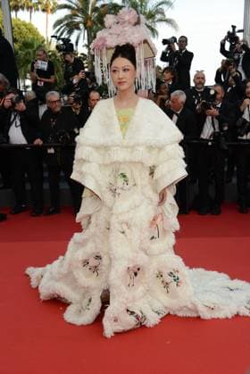 May 22, 2023, CANNES, France: CANNES, FRANCE - MAY 22: Emily Cheong attends the Club Zero red carpet during the 76th annual Cannes film festival at Palais des Festivals on May 22, 2023 in Cannes, France. CANNES France - ZUMAi09_ 20230522_zaf_i09_030 Copyright: xFrederickxInjimbertx