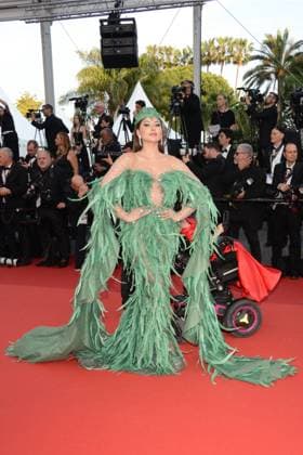 May 22, 2023, CANNES, France: CANNES, FRANCE - MAY 22: Urvashi Rautela attends the Club Zero red carpet during the 76th annual Cannes film festival at Palais des Festivals on May 22, 2023 in Cannes, France. CANNES France - ZUMAi09_ 20230522_zaf_i09_038 Copyright: xFrederickxInjimbertx