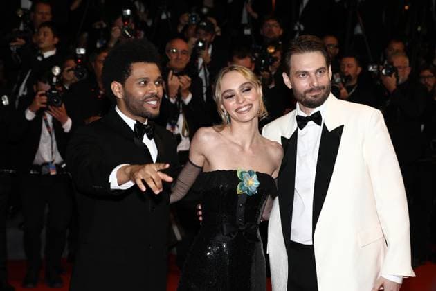 May 22, 2023, Cannes, Cote d Azur, France: THE WEEKND, LILY-ROSE DEPP and SAM LEVINSON attend the screening of The Idol during the 76th Annual Cannes Film Festival at Palais des Festivals on May 22, 2023 in Cannes, France Cannes France - ZUMAc179 20230522_zep_c179_276 Copyright: xMickaelxChavetx