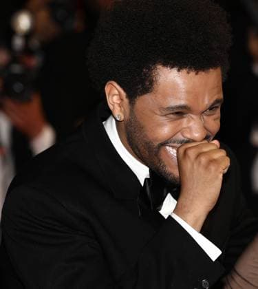 May 22, 2023, Cannes, Cote d Azur, France: THE WEEKND bursts out laughing as he attends the screening of The Idol during the 76th Annual Cannes Film Festival at Palais des Festivals on May 22, 2023 in Cannes, France Cannes France - ZUMAc179 20230522_zep_c179_279 Copyright: xMickaelxChavetx