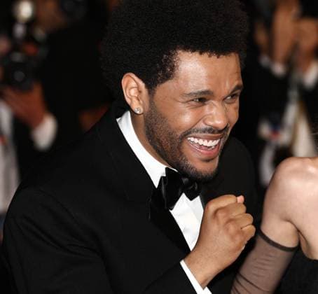 May 22, 2023, Cannes, Cote d Azur, France: THE WEEKND bursts out laughing as he attends the screening of The Idol during the 76th Annual Cannes Film Festival at Palais des Festivals on May 22, 2023 in Cannes, France Cannes France - ZUMAc179 20230522_zep_c179_278 Copyright: xMickaelxChavetx
