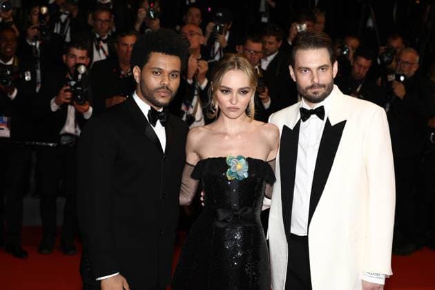May 22, 2023, Cannes, Cote d Azur, France: THE WEEKND, LILY-ROSE DEPP and SAM LEVINSON attend the screening of The Idol during the 76th Annual Cannes Film Festival at Palais des Festivals on May 22, 2023 in Cannes, France Cannes France - ZUMAc179 20230522_zep_c179_285 Copyright: xMickaelxChavetx