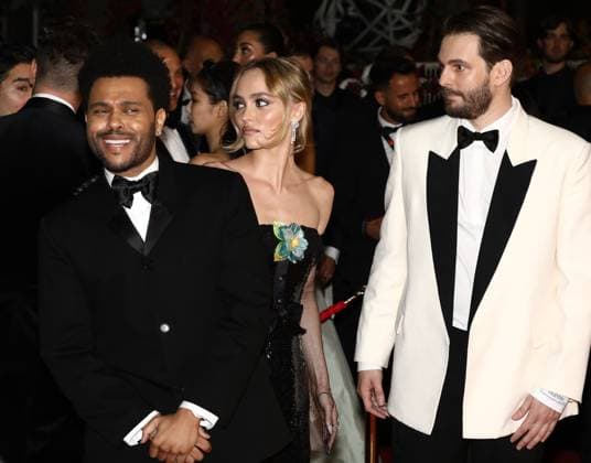 May 22, 2023, Cannes, Cote d Azur, France: THE WEEKND, LILY-ROSE DEPP and SAM LEVINSON attend the screening of The Idol during the 76th Annual Cannes Film Festival at Palais des Festivals on May 22, 2023 in Cannes, France Cannes France - ZUMAc179 20230522_zep_c179_296 Copyright: xMickaelxChavetx