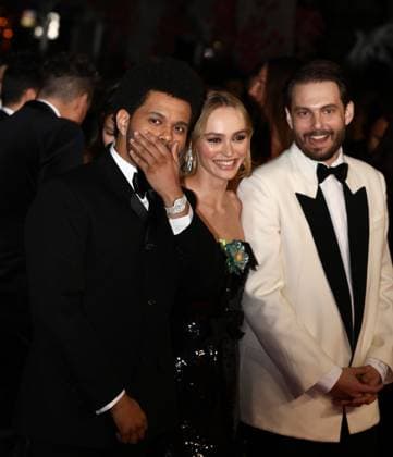 May 22, 2023, Cannes, Cote d Azur, France: THE WEEKND, LILY-ROSE DEPP and SAM LEVINSON attend the screening of The Idol during the 76th Annual Cannes Film Festival at Palais des Festivals on May 22, 2023 in Cannes, France Cannes France - ZUMAc179 20230522_zep_c179_300 Copyright: xMickaelxChavetx