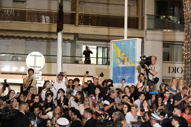 May 22, 2023, Cannes, Cote d Azur, France: THE WEEKND is greeted by fans as he arrives for the screening of The Idol during the 76th Annual Cannes Film Festival at Palais des Festivals on May 22, 2023 in Cannes, France Cannes France - ZUMAc179 20230522_zep_c179_321 Copyright: xMickaelxChavetx