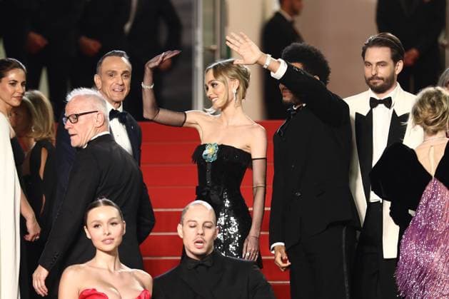 May 22, 2023, Cannes, Cote d Azur, France: LILY-ROSE DEPP attends the screening of The Idol during the 76th Annual Cannes Film Festival at Palais des Festivals on May 22, 2023 in Cannes, France Cannes France - ZUMAc179 20230522_zep_c179_361 Copyright: xMickaelxChavetx