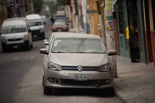 May 22, 2023: More than 40 towns in Mexico are in an emergency due to the intense volcanic activity of the Popocatepetl volcano. In the town of Atlixco there is a large amount of volcanic ash that has covered the city. - ZUMAqp1_ 20230522_zip_qp1_027 Copyright: xHectorxAdolfoxQuintanarxPerezx
