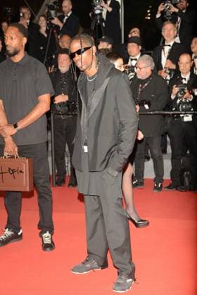May 22, 2023, CANNES, France: CANNES, FRANCE - MAY 22: Travis Scott attends the The Idol red carpet during the 76th annual Cannes film festival at Palais des Festivals on May 22, 2023 in Cannes, France. CANNES France - ZUMAi09_ 20230522_zaf_i09_072 Copyright: xFrederickxInjimbertx