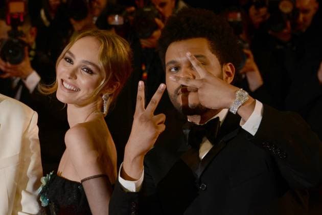 May 22, 2023, CANNES, France: CANNES, FRANCE - MAY 22: Lily-Rose Depp and Abel Makkonen Tesfaye, The Weeknd attend the The Idol red carpet during the 76th annual Cannes film festival at Palais des Festivals on May 22, 2023 in Cannes, France. CANNES France - ZUMAi09_ 20230522_zaf_i09_098 Copyright: xFrederickxInjimbertx