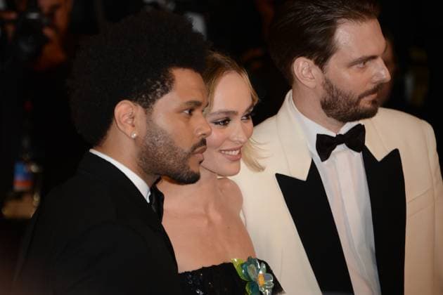 May 22, 2023, CANNES, France: CANNES, FRANCE - MAY 22: Abel The Weeknd Tesfaye, Lily-Rose Depp and Sam Levinson attend the The Idol red carpet during the 76th annual Cannes film festival at Palais des Festivals on May 22, 2023 in Cannes, France. CANNES France - ZUMAi09_ 20230522_zaf_i09_099 Copyright: xFrederickxInjimbertx