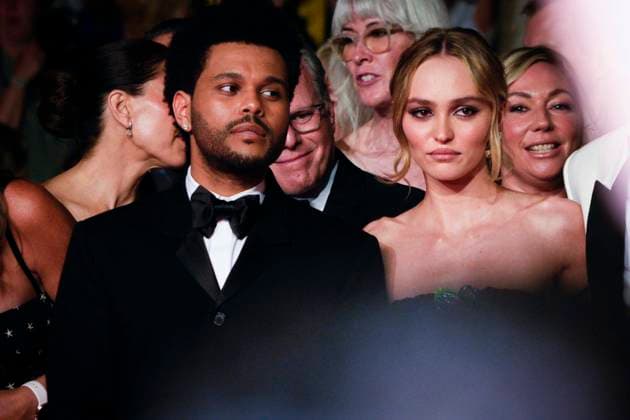 The Idol Red Carpet - The 76th Annual Cannes Film Festival Abel The Weeknd Tesfaye and Lily-Rose Depp attends The Idol Premiere Afterparty at the 76th annual Cannes film festival at Palm Beach on May 22, 2023 in Cannes, France. Cannes France  Copyright: xDanielexCifalÃ x originalFilename: cifala-notitle230523_np3sw.jpg