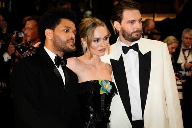The Idol Red Carpet - The 76th Annual Cannes Film Festival Abel The Weeknd Tesfaye, Lily-Rose Depp and Sam Levinson attends The Idol Premiere Afterparty at the 76th annual Cannes film festival at Palm Beach on May 22, 2023 in Cannes, France. Cannes France  Copyright: xDanielexCifalÃ x originalFilename: cifala-notitle230523_np6AO.jpg