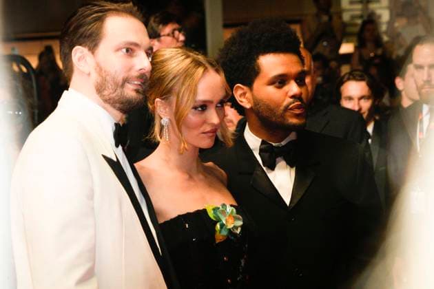 The Idol Red Carpet - The 76th Annual Cannes Film Festival Abel The Weeknd Tesfaye, Lily-Rose Depp and Sam Levinson attends The Idol Premiere Afterparty at the 76th annual Cannes film festival at Palm Beach on May 22, 2023 in Cannes, France. Cannes France  Copyright: xDanielexCifalÃ x originalFilename: cifala-notitle230523_npUuy.jpg