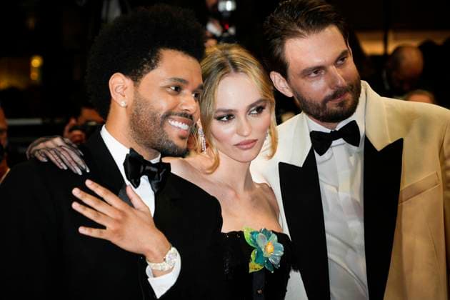 The Idol Red Carpet - The 76th Annual Cannes Film Festival Abel The Weeknd Tesfaye, Lily-Rose Depp and Sam Levinson attends The Idol Premiere Afterparty at the 76th annual Cannes film festival at Palm Beach on May 22, 2023 in Cannes, France. Cannes France  Copyright: xDanielexCifalÃ x originalFilename: cifala-notitle230523_npCNH.jpg
